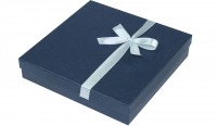 90432 Hard cardboard with ribbon on the lid, a series of Pearl classic 169х169