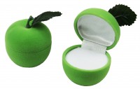 30101 S Flocked box,  an apple,  Children's collection