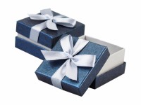 91030 Cardboard box with a ribbon on the lid. Happy garden collection, 60x60